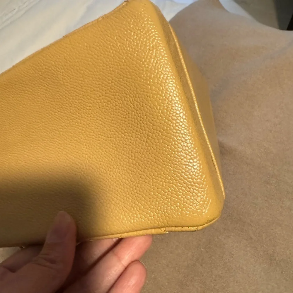 Chanel Caviar Quilted Grand Shopping Tote GST Beige Clair GHW